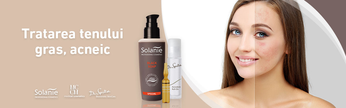 Tu îți tratezi pielea cu acnee?