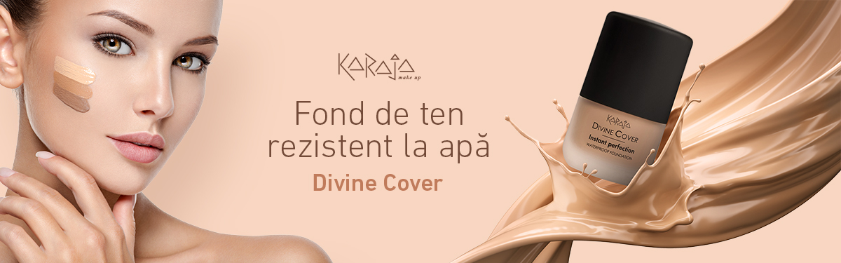 Machiaj Rezistent cu Fondul de ten Divine Cover - Karaja