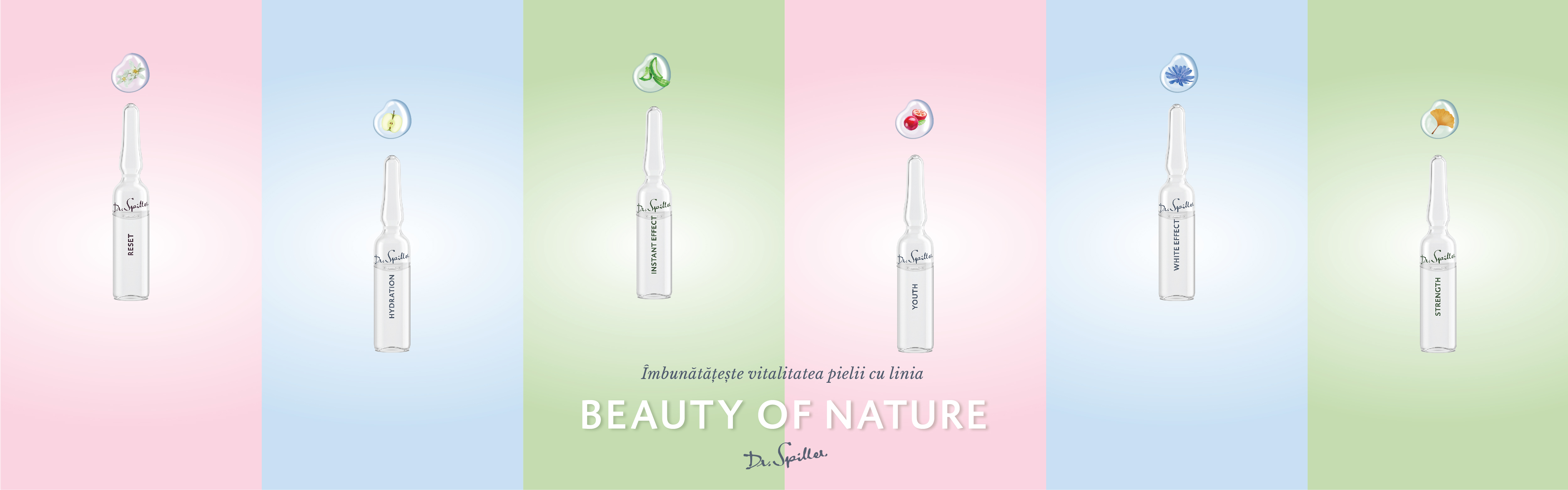 Tinerete, hidratare si stralucire cu fiolele Dr Spiller