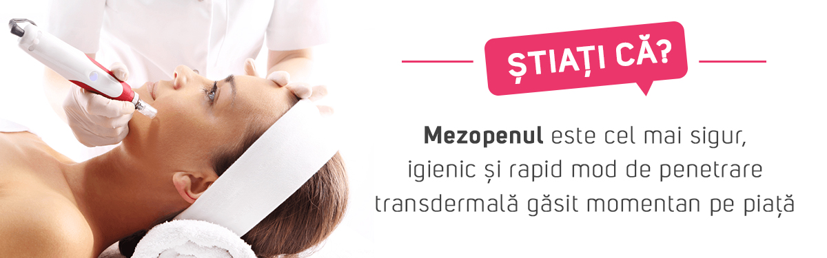 Stiati ca Mezopenul este cel mai sigur, igienic și rapid mod de penetrare transdermală găsit momentan pe piață?