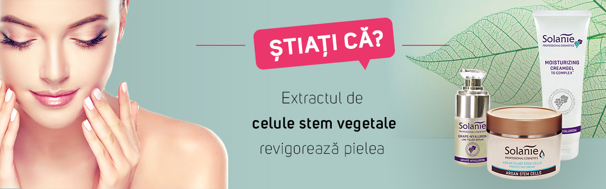 Știați că? Extractul de celule stem vegetale este capabil să revigoreze celulele stem proprii pielii