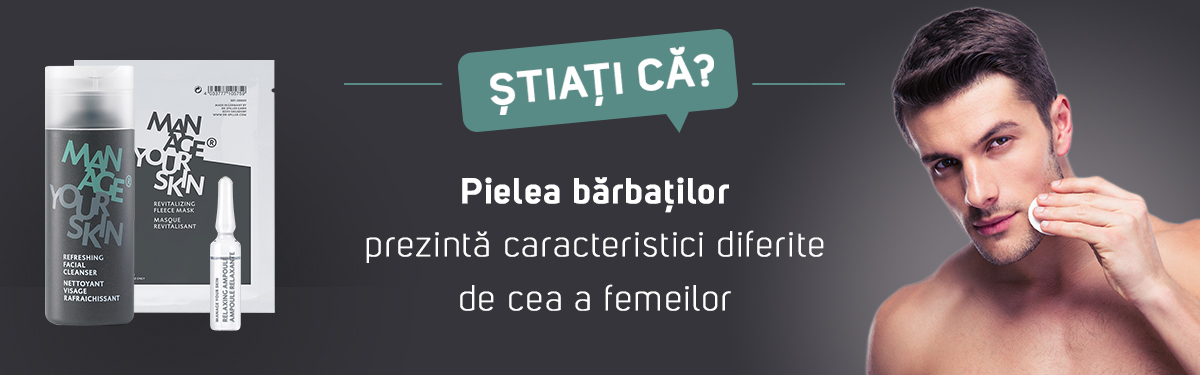 Știați că? Pielea bărbaților prezintă caracteristici diferite de cea a femeilor