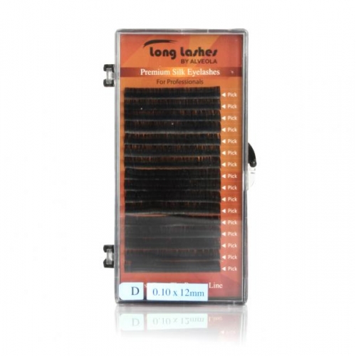 Gene Extreme Volume - D/ 0,10 - 12 mm - Matase - Long Lashes