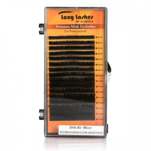 Gene Extreme Volume - D/ 0,05 - 8-9-10-11-12-13mm - Mink - Long Lashes