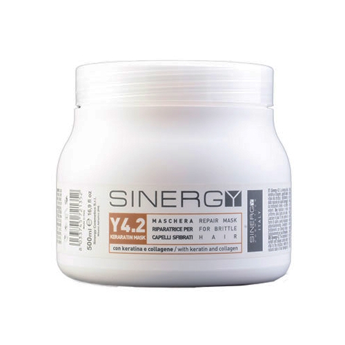 Masca cu cheratina pentru par fragil - 500 ml - Sinergy