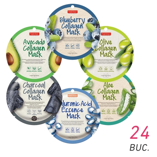 Masti 3D - cele mai eficiente - cerc  - 24 buc. - PureDerm