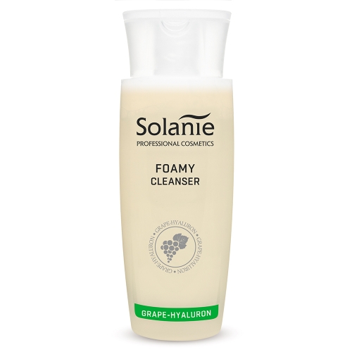 Gel spuma de curatare Struguri - Hialuron - 150 ml - Solanie