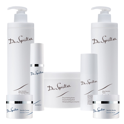 Tratament special pentru ingrijirea tenului uscat si sensibil - Sanvita - Set Mare - Dr Spiller