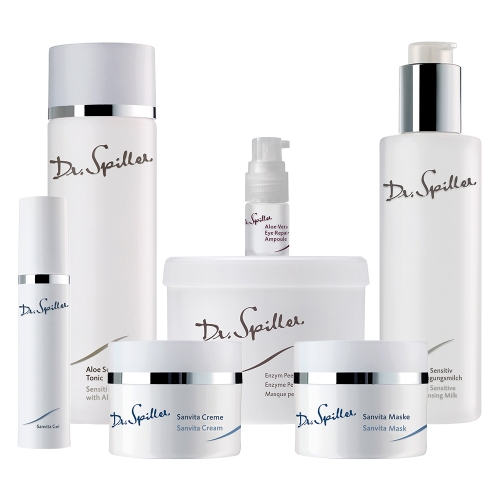 Tratament special pentru ingrijirea tenului uscat si sensibil - Sanvita - Set Mic - Dr Spiller