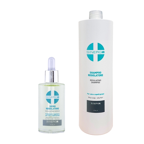 Tratament pentru reglarea cantitatii de sebum - 60 ml + 1000 ml - Sinergy