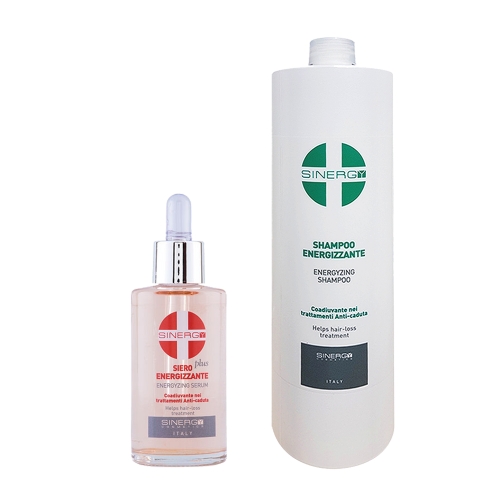 Tratament energizant impotriva caderii parului PLUS - 60 ml + 1000 ml - Sinergy
