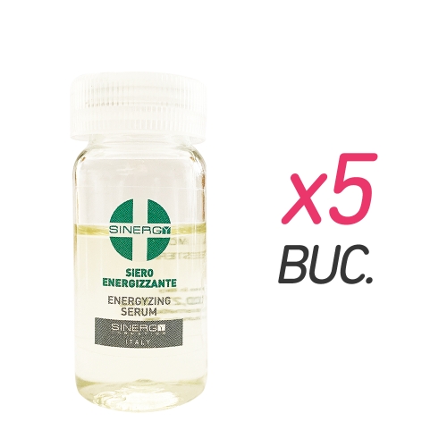 Kit ser energizant impotriva caderii parului - 5 buc - Sinergy