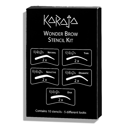 Kit de sabloane pentru sprancene - Wonder Brow - Karaja