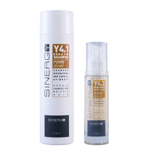 Tratament cu cheratina pentru par fin si sensibil - Sinergy
