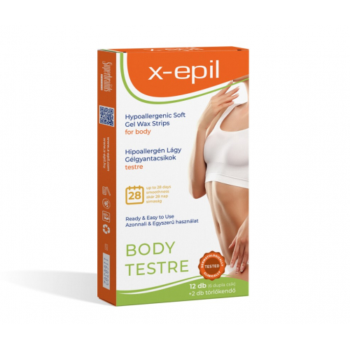 Benzi depilatoare hipoalergenice pentru corp - X-Epil