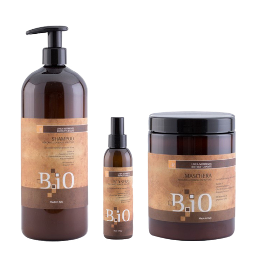 Tratament pentru par slab si degradat - Bio - Kit Mare - Sinergy