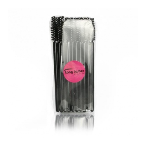 Perie pentru gene de unica folosinta - 10 buc - Long Lashes