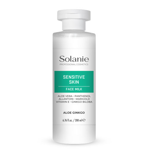 Lapte demachiant pentru ten sensibil - 200 ml - Solanie