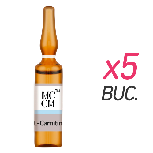 Kit fiole L-carnitina - 5 buc - MCCM