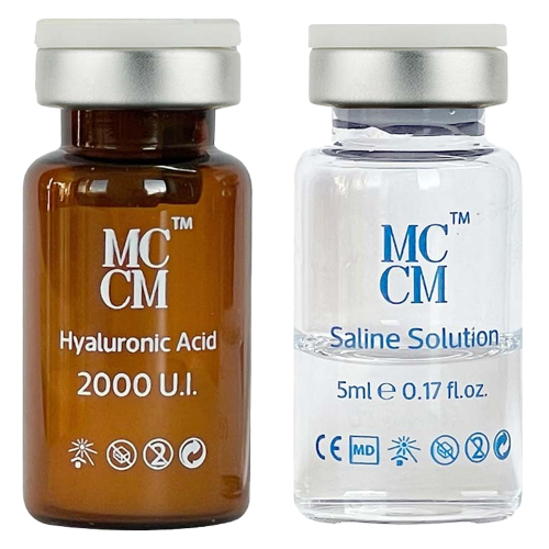 Fiola cu Acid Hialuronic 2000 UI cu Solutie salina - 5 g + 5 ml - MCCM