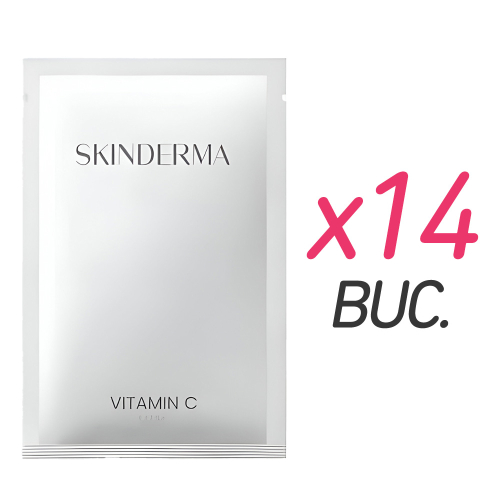 Masca cu Vitamina C - 30 ml x 14 buc - cutie - Skinderma