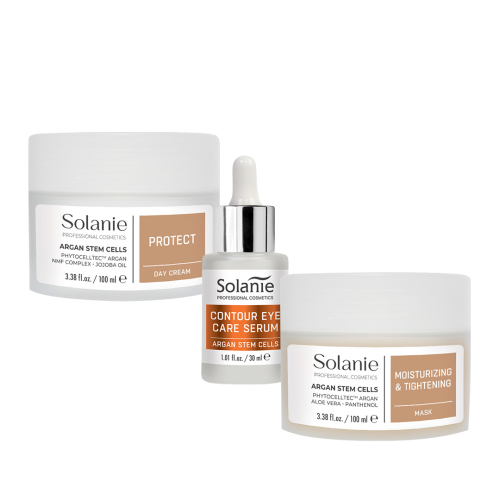 Kit Hidratant pentru ten uscat, normal - mare - Solanie