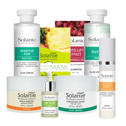 Tratament pentru ten deshidratat matur - Kit Mic - Solanie