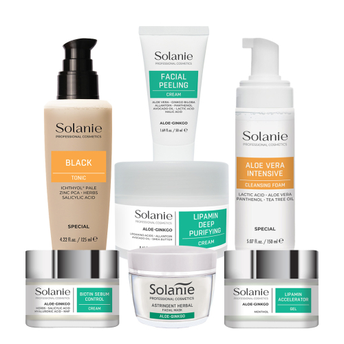 Tratament pentru ten Seboreic Deshidratat - Kit Mic - Solanie