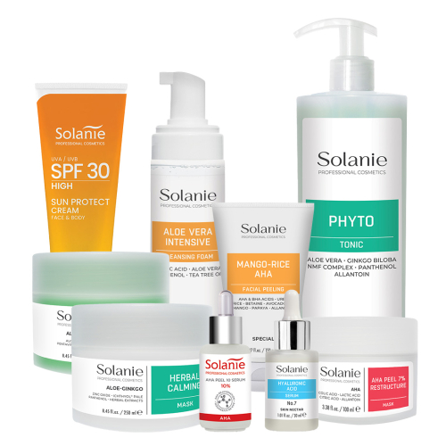 Tratament Regenerare celulara cu Acizi de Fructe - Kit Mare - Solanie