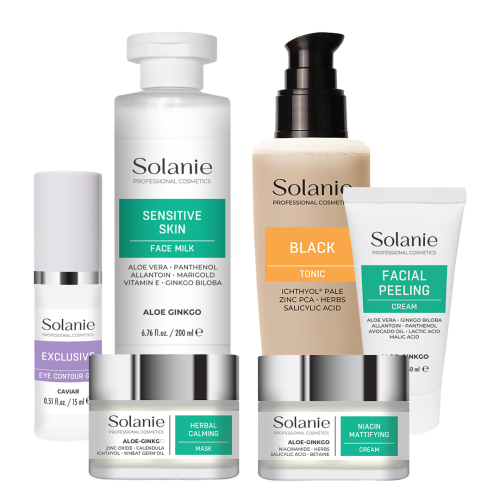 Kit creme Ina pentru ten gras, toate varstele - Solanie