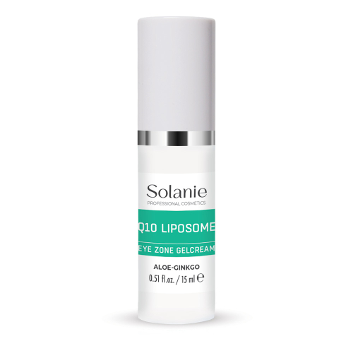 Crema gel antirid pentru ochi cu lipozomi Q10 - 15 ml - Solanie