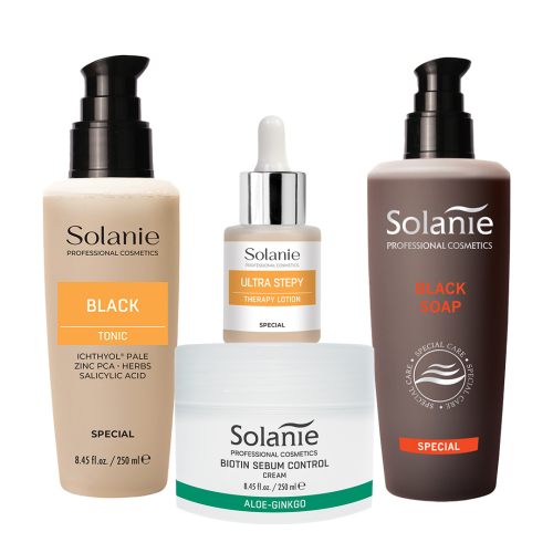 Kit Adolescenti pentru ten gras, acneic - mare - Solanie