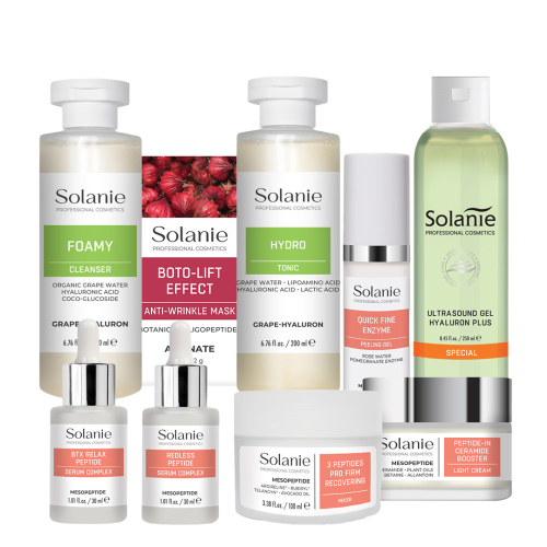 Tratament ten cuperozic cu MezoPeptide - Kit Mic - Solanie