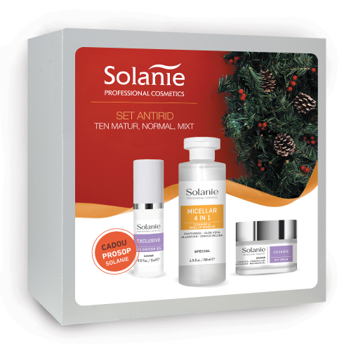 Set Antirid pentru ten matur, normal, mixt - Solanie