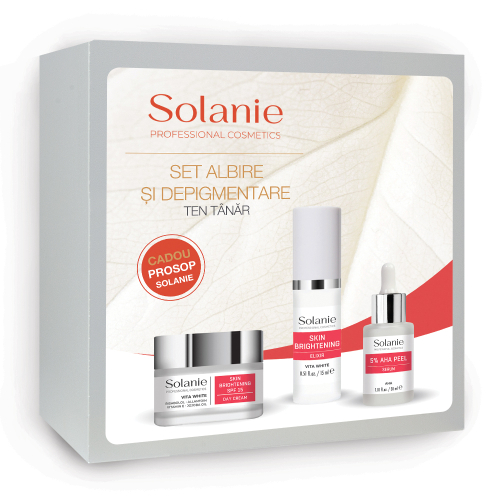 Set Albire si Depigmentare pentru ten tanar - Solanie
