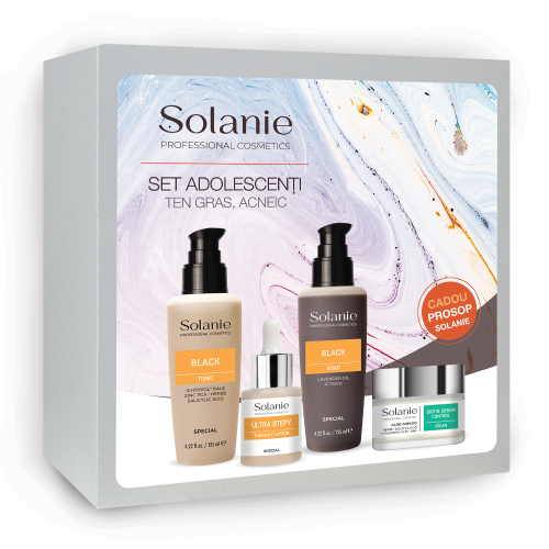 Set Adolescenti pentru ten gras, acneic - Solanie