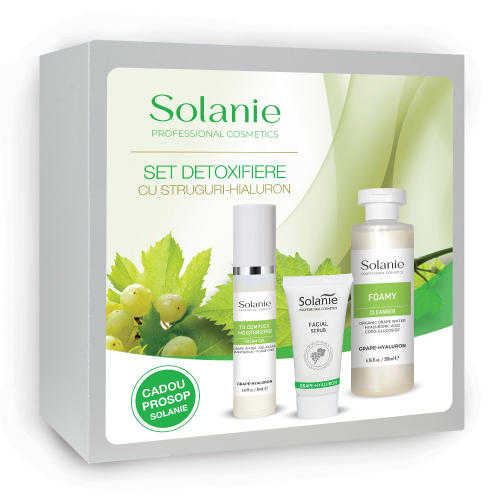 Set Detoxifiere Struguri-Hialuron - Solanie