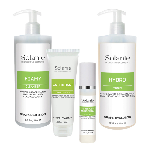 Kit Regenerant pentru ten matur, normal, seboreic - mare - Solanie