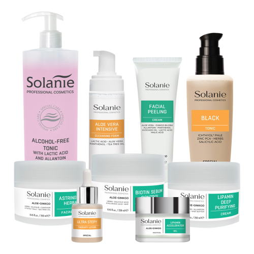 Tratament pentru Ten Gras, Seboreic, Uleios - Kit Mare - Solanie