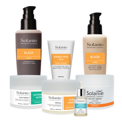 Tratament pentru Ten Seboreic - Kit Mare - Solanie