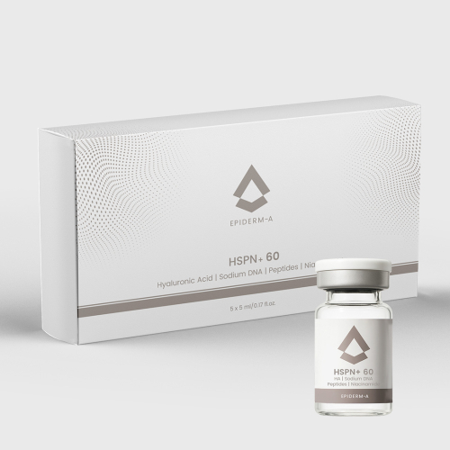 Cocktail Iluminator Anti-Aging - HSPN+ 60 - 5 ml x 5 buc - cutie - Epiderm-A